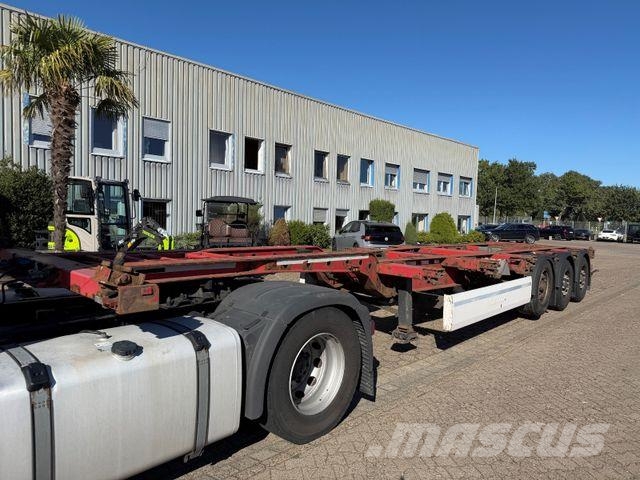 Krone SD, 2x20/1x20/1x30/1x40 Fuß Container,ausziehbar Tieflader-Auflieger