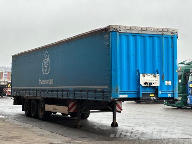 Krone SD Curtainsider/EDSCHA/Liftachse/Box Curtainsider semi-trailers