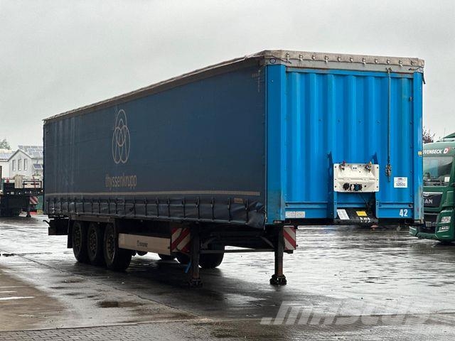 Krone SD Curtainsider/Rungen/Hubdach/Box/Liftachse Curtainsider semi-trailers
