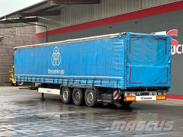 Krone SD Curtainsider/Rungen/Hubdach/Box/Liftachse Curtainsider semi-trailers