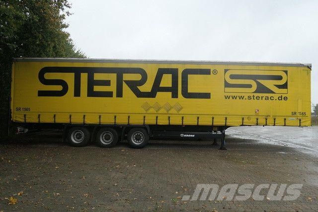 Krone SD, Edcha, Trommelbremse, Export, Luftfederung Semirremolques con caja de lona