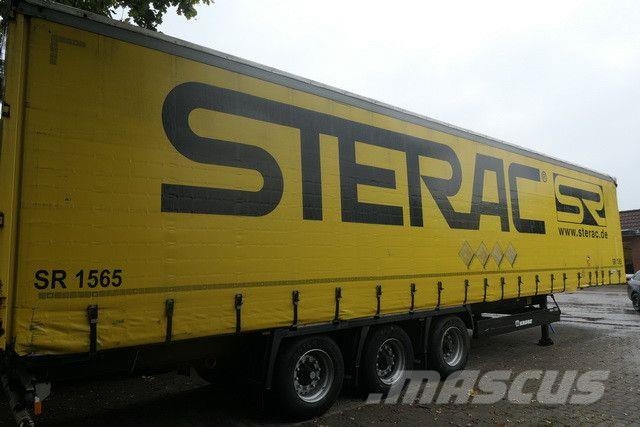 Krone SD, Edcha, Trommelbremse, Export, Luftfederung Semirremolques con caja de lona