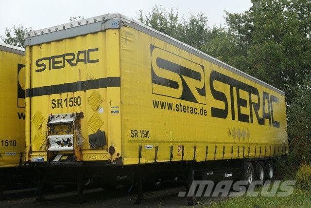 Krone SD, Edcha, Trommelbremse, Export, Luftfederung Semirremolques con caja de lona