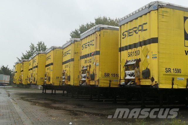 Krone SD, Edcha, Trommelbremse, Export, Luftfederung Semirremolques con caja de lona