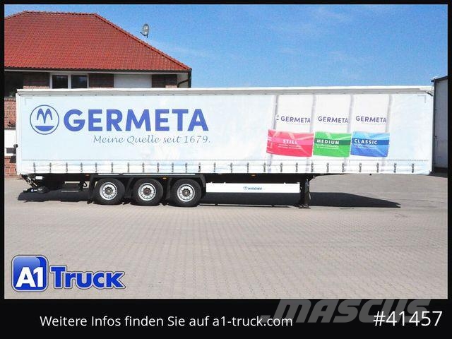 Krone SD, Getränke, Safe Curtain, LBW, VDI 2700 Curtainsiderauflieger