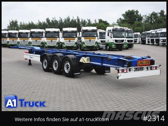 Krone SD Lang 2x 7.45 BDF Wechselbrücken Semirimorchi Ribassati