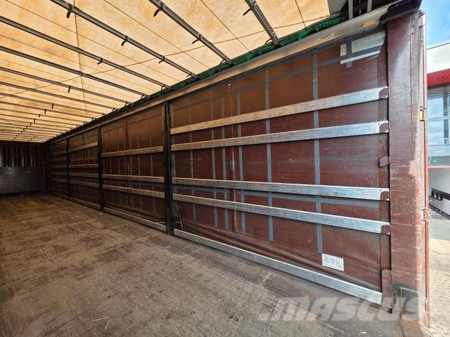 Krone SD | Liftachse | EDSCHA Semi remorque à rideaux coulissants (PLSC)
