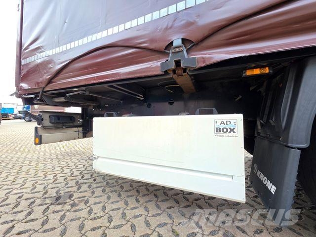 Krone SD | Liftachse | EDSCHA Semi remorque à rideaux coulissants (PLSC)