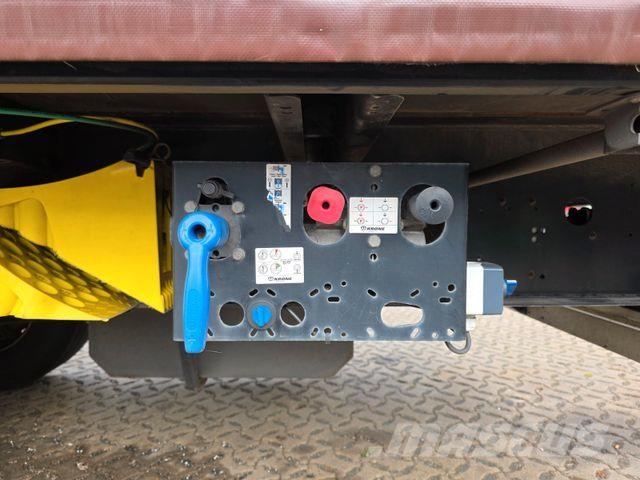 Krone SD | Liftachse | EDSCHA Semi remorque à rideaux coulissants (PLSC)
