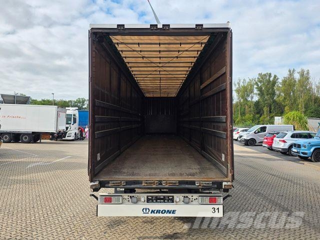 Krone SD | Liftachse | EDSCHA Semi remorque à rideaux coulissants (PLSC)