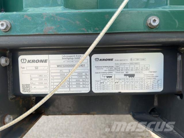 Krone SD*MEGA*LIFTING ROOF Poluprikolice sa ciradom