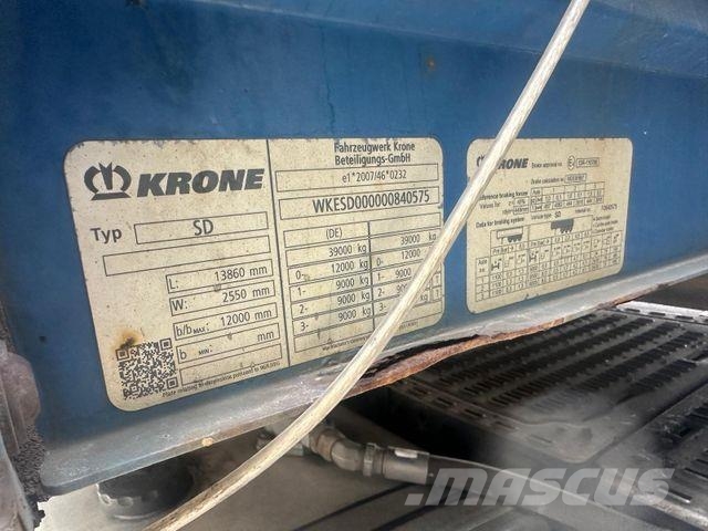 Krone SD Mega / TüV 11-26 Semi Reboques Cortinas Laterais