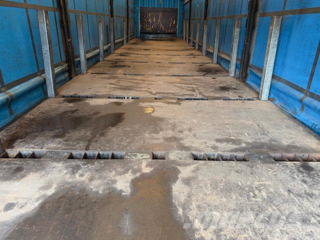 Krone SD Plane Liftachse, Box, Edscha, Hubdach,Rungen Curtainsider semi-trailers