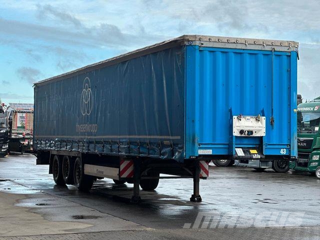 Krone SD Plane Liftachse, Box, Edscha, Hubdach,Rungen Curtainsider semi-trailers