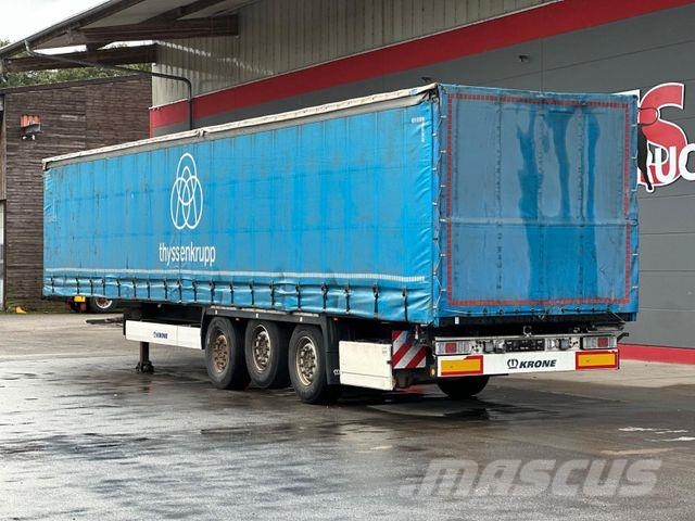 Krone SD Plane Liftachse, Box, Edscha, Hubdach,Rungen Curtainsider semi-trailers