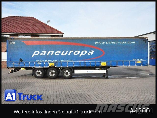 Krone SD Tautliner, Code XL, Coil, Bahn, verzinkt نصف مقطورات بباب جانبي