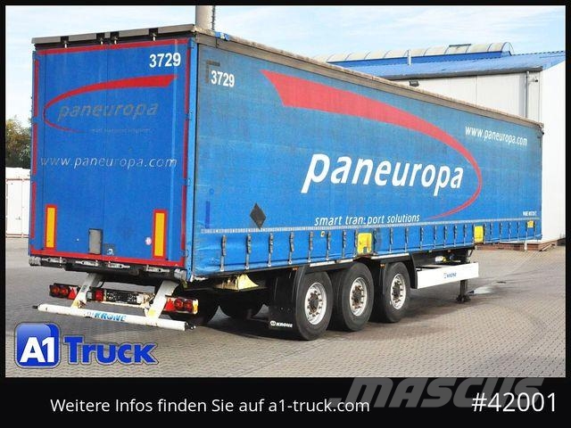 Krone SD Tautliner, Code XL, Coil, Bahn, verzinkt نصف مقطورات بباب جانبي
