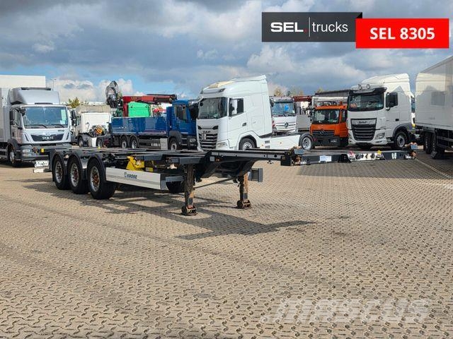 Krone SD | Teleskop | 11.035-12.640mm Semi remorque surbaissée