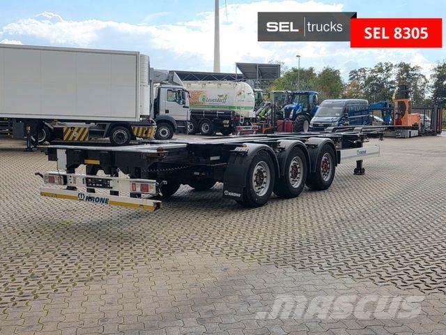 Krone SD | Teleskop | 11.035-12.640mm Semi remorque surbaissée
