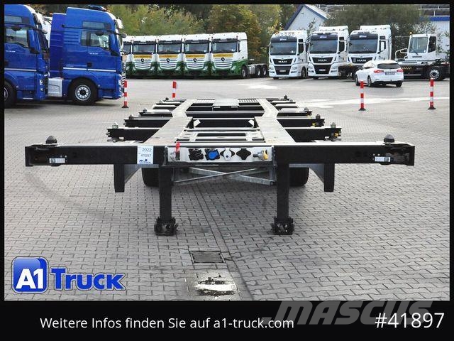 Krone SDC 27 Container, Heckausschub, Lift, wenig benu Tieflader-Auflieger
