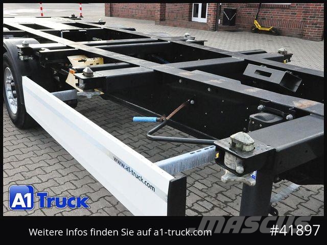 Krone SDC 27 Container, Heckausschub, Lift, wenig benu Tieflader-Auflieger