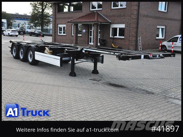 Krone SDC 27 Container, Heckausschub, Lift, wenig benu Tieflader-Auflieger