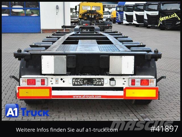 Krone SDC 27 Container, Heckausschub, Lift, wenig benu Tieflader-Auflieger