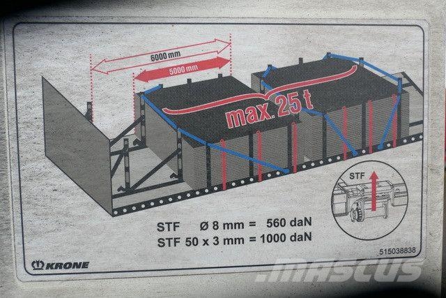 Krone SDP 27, Profi Liner, Container, 2x Lift,Paletten Tieflader-Auflieger