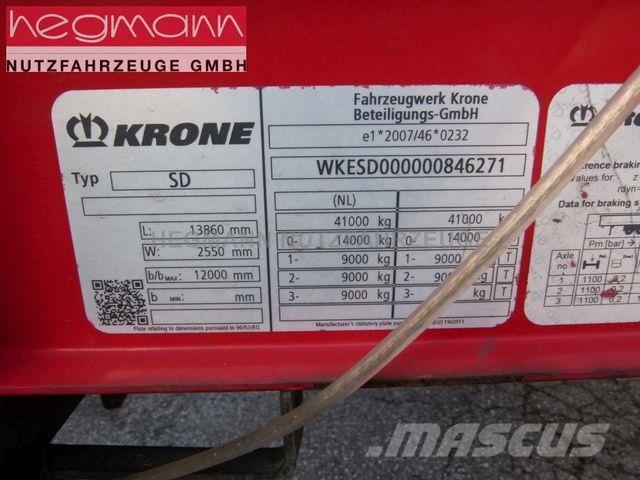 Krone SDP 27, , Scheibe, 335.102 km, LASI Code XL, SAF Schuifzeilen