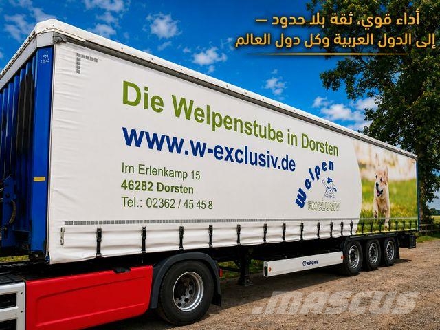 Krone SDP27 Profiliner Edscher XL Top Perdeli yari çekiciler