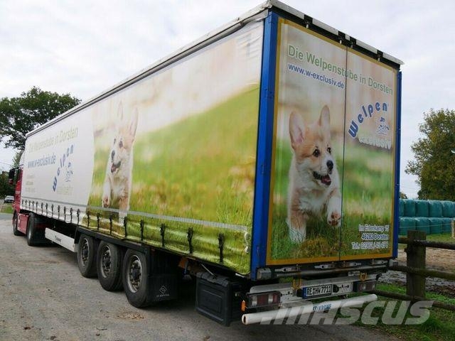 Krone SDP27 Profiliner Edscher XL Top Perdeli yari çekiciler