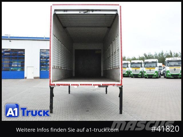 Krone WB BDF 7,45 Koffer, Klapptische, Rolltor Platformlar