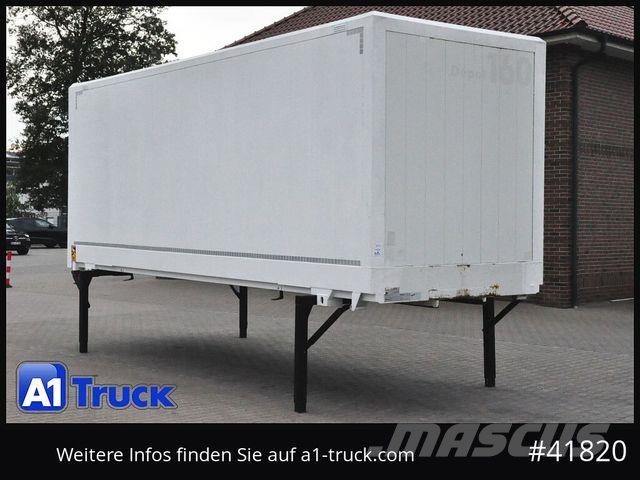 Krone WB BDF 7,45 Koffer, Klapptische, Rolltor Platformlar