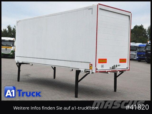 Krone WB BDF 7,45 Koffer, Klapptische, Rolltor Platformlar