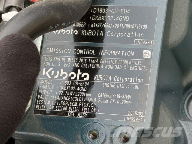 Kubota D1803-CR-EU4 Motor / Unbenutzt / Neuwertig Utilaje construcții - Altele