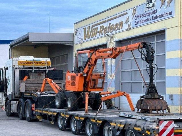 Kubota Kiefer Boki 4550 4 x 4 Allradlenkung VW Motor Minigravemaskiner
