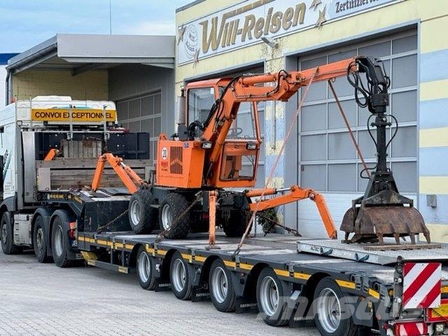 Kubota Kiefer Boki 4550 4 x 4 Allradlenkung VW Motor Minigravemaskiner