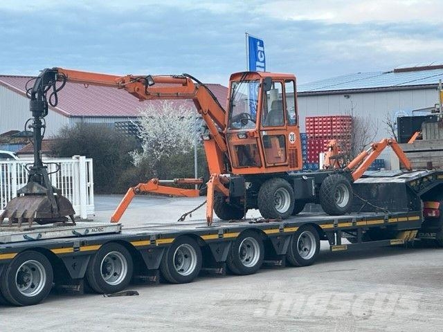 Kubota Kiefer Boki 4550 4 x 4 Allradlenkung VW Motor Minigravemaskiner