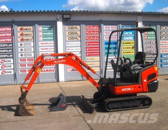 Kubota KX016-4 *2x Löffel* *Verstellfahrwerk* vgl 18 19 Minibagger < 7t
