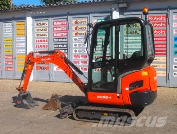 Kubota KX016-4 *2x Löffel* *Verstellfahrwerk* vgl 18 19 Minibagger < 7t