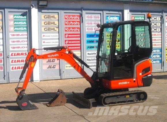 Kubota KX016-4 *2x Löffel* *Verstellfahrwerk* vgl 18 19 Minibagger < 7t