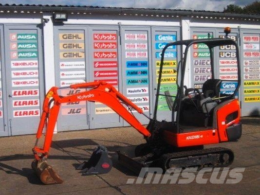 Kubota KX016-4 * 2x Löffel * *Verst.-Fahrw.* vgl 18 19 Mini pelle < 7t