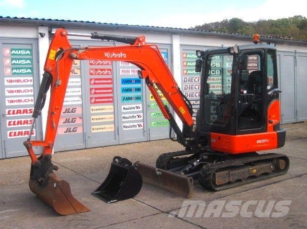 Kubota KX037-4 * 2x Löffel * Mini bagri <7t