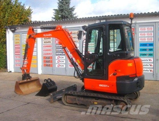 Kubota KX037-4 * 2x Löffel * Mini bagri <7t