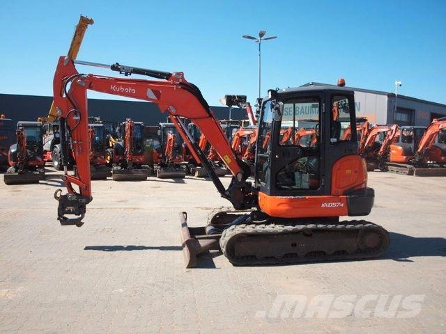 Kubota KX057-4 / POWERTILT حفارات صغيرة أقل من 7 طن (حفارات صغيرة)