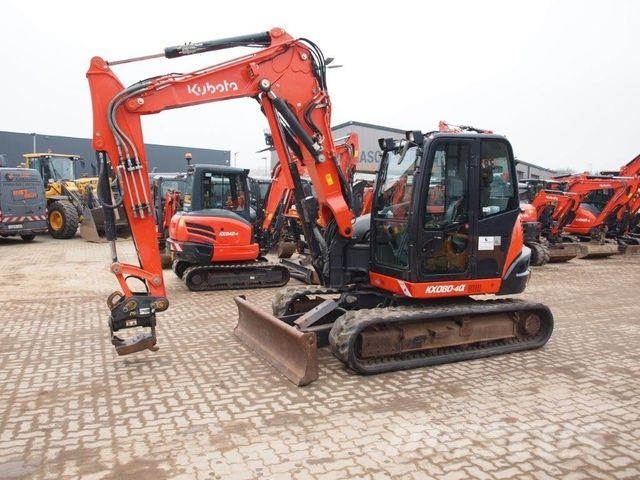 Kubota KX080-4 Verstell + Powertilt حفارات صغيرة أقل من 7 طن (حفارات صغيرة)