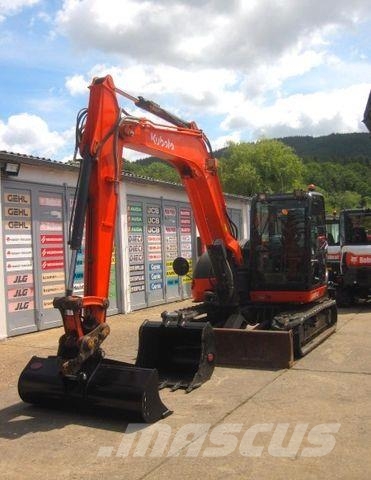 Kubota KX080-4a ** 2x Löffel ** Minibagger < 7t