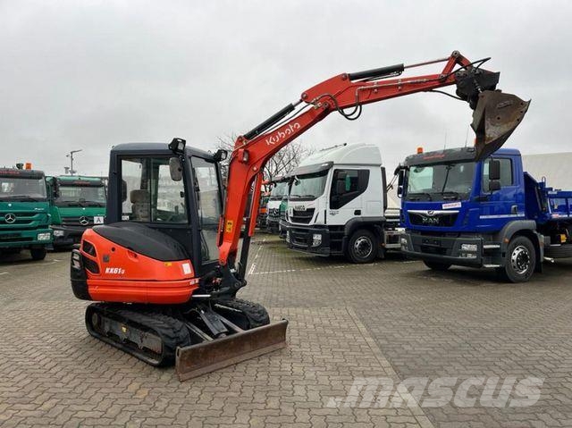 Kubota Minibagger KX 61 Minibagger 2337h, incl. Grabn+T Miniexcavadoras