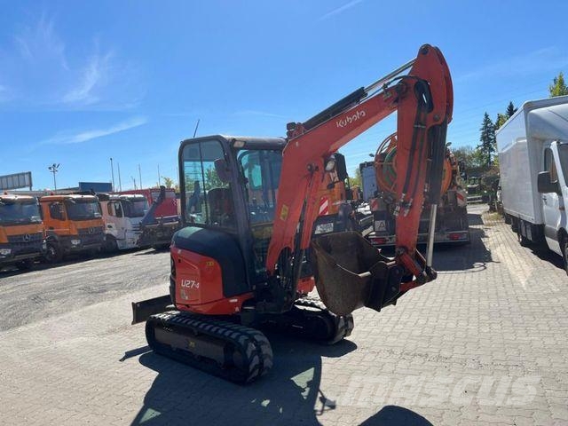 Kubota Minibagger U 27 - 4 Minibagger HI Kurzheck 1928h Mini excavators < 7t (Mini diggers)