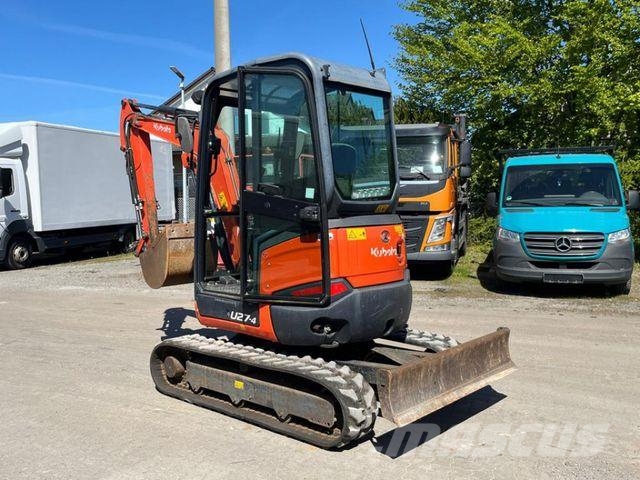 Kubota Minibagger U 27 - 4 Minibagger HI Kurzheck 1928h Mini excavators < 7t (Mini diggers)